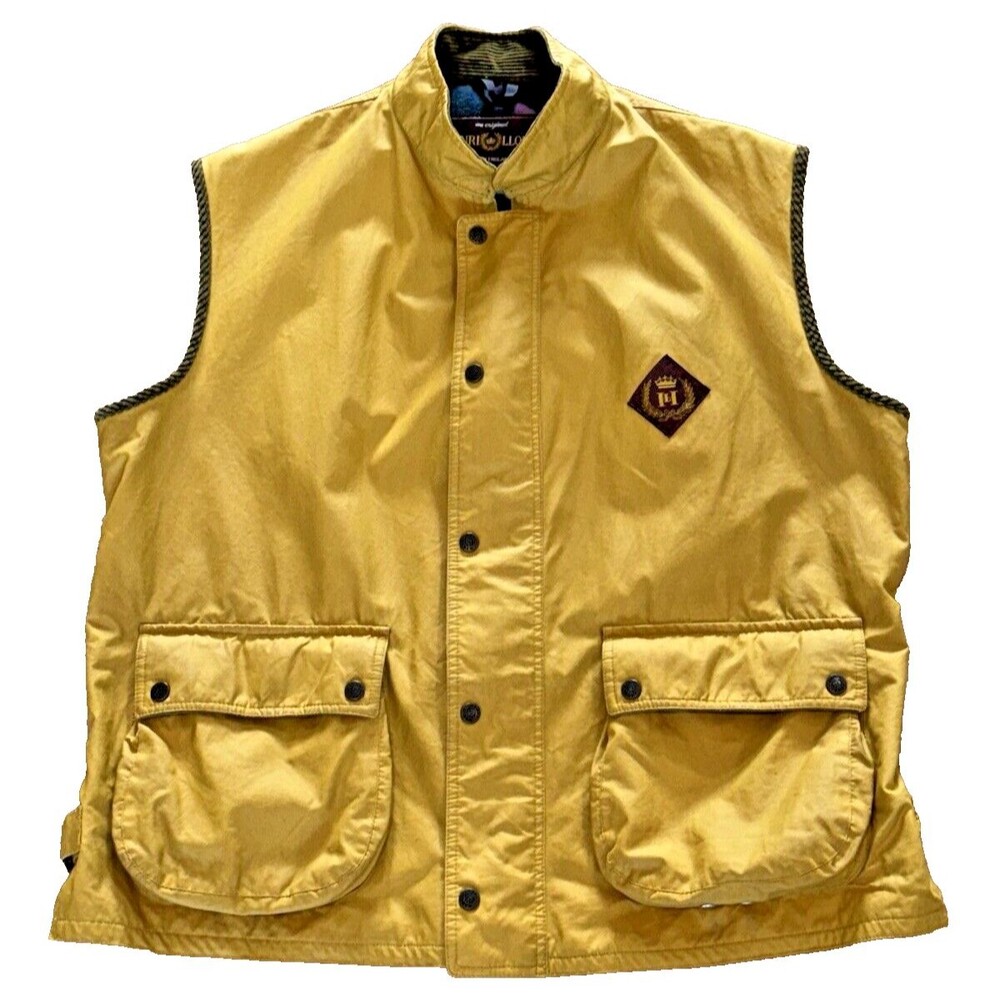 Henri Lloyd Vintage Olmes Carretti Men's Vest SZ L Lined/Hard To Find
